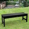 Highwood Usa 4ft Lehigh Picnic Bench Outdoor Furniture for Patio, Backyard, Garden AD-BENN2-BKE - alternate 2